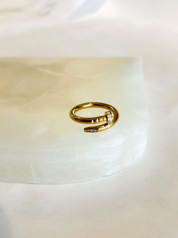 Producto - anillo sam dorado talle 18