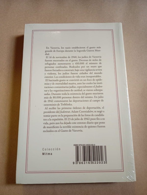 Producto - Diario del gueto de Varsovia - Adam Czerniaków - Las Cuarenta - 1