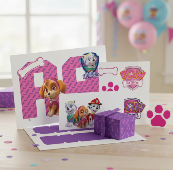 Producto - Kit Imprimible Letras 3D Paw Patrol Skye Everest + PDF - 5