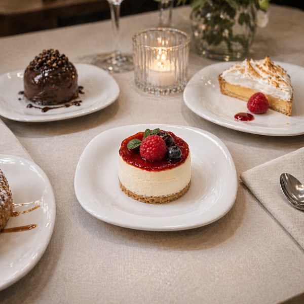 Producto - PLATO DE POSTRE CUADRADO - PROMO CAROL