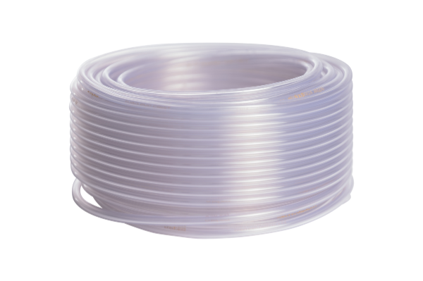 Producto - Manguera elaborada de pvc color cristal traslúcido