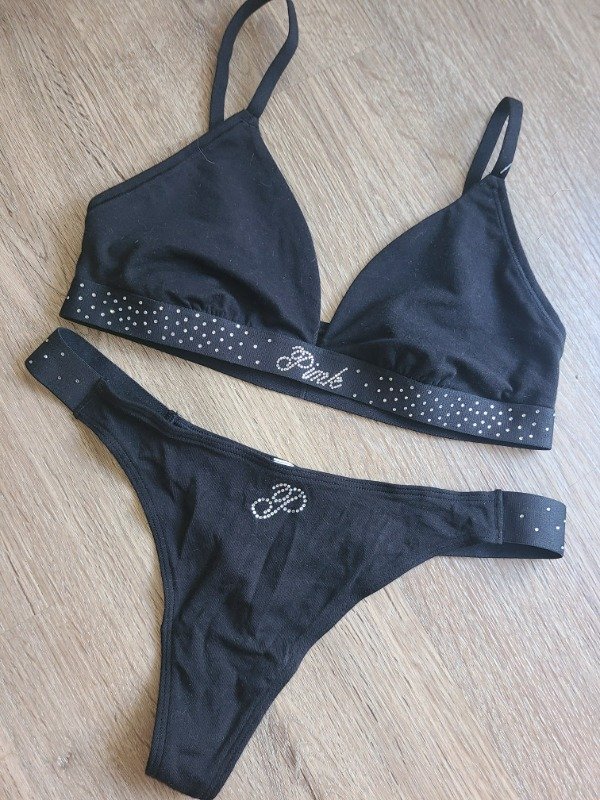 Producto - Conjunto cotton Pink strass talle M