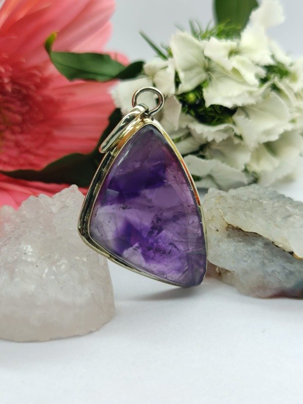 Producto - Dije de Piedra Amatista Refacetado