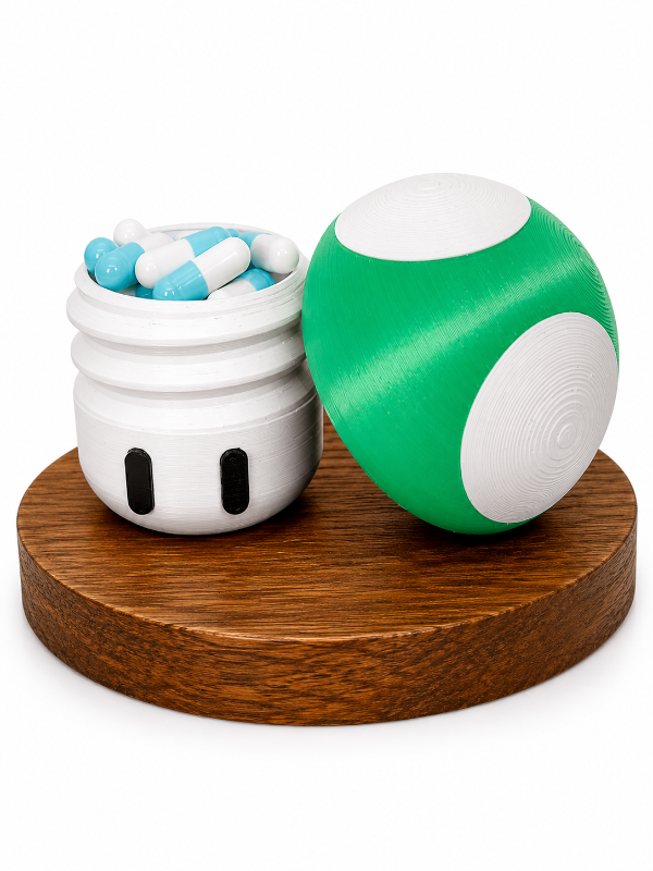 Producto - Super Mario: Frasco estilo Hongo