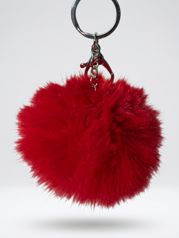 Producto - Llavero Pompon Rojo