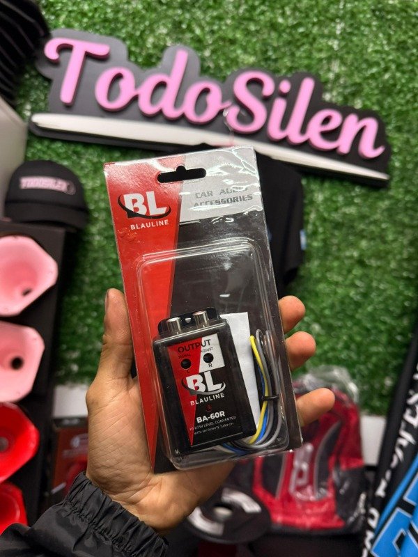 Producto - ADAPTADOR DE IMPEDANCIA CON REMOTO BLAULINE 2 SALIDAS RCA