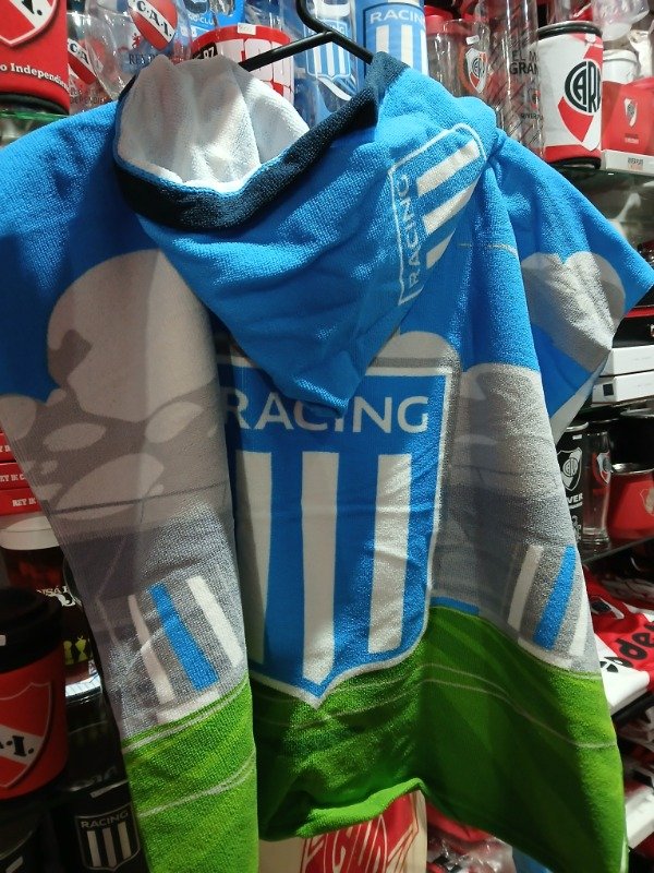Producto - Poncho de toalla infantil racing - 1