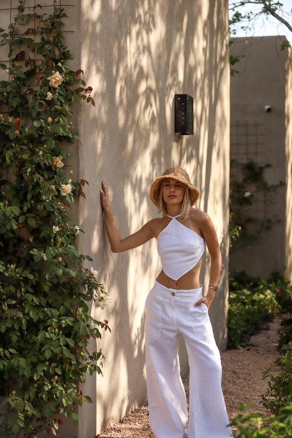 Producto - The low rise linen pants / Pantalon tiro bajo