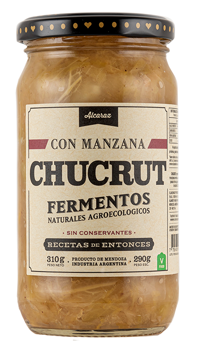 Producto - Chucrut con Manzanas Fermentos Agroecológicos