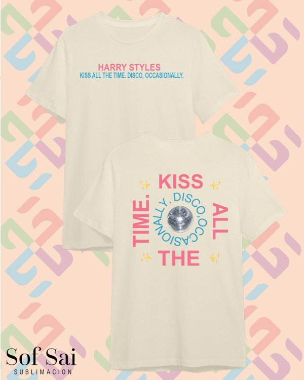 Remera Kiss all the time — imagen 2