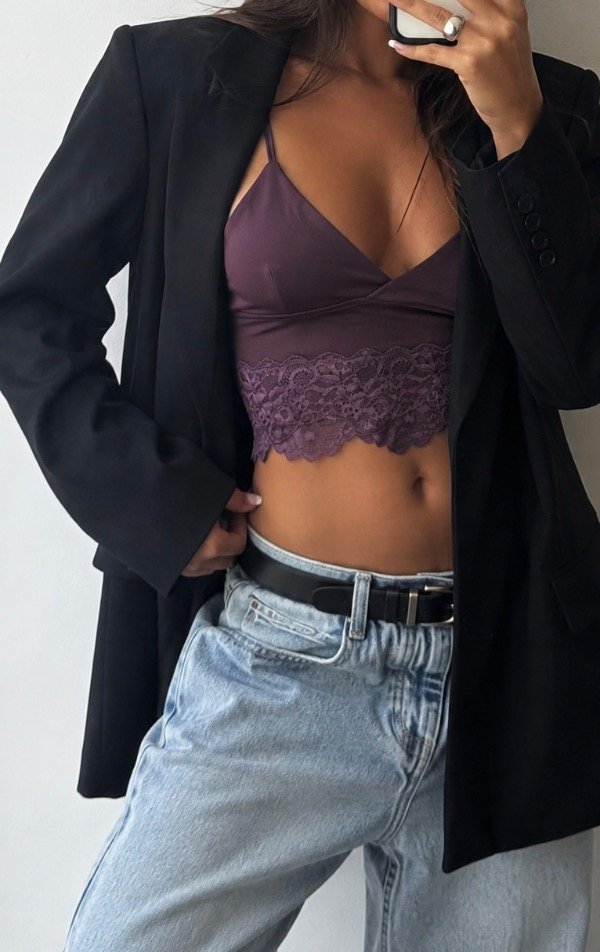 Top microfibra penny uva