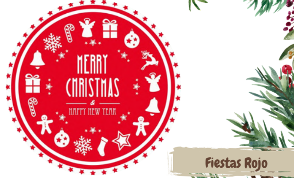 Producto - PLATO DE SITIO "FIESTAS ROJO"