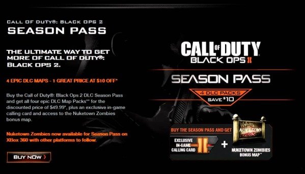 Producto - SEASON PASS CALL OF DUTY BLACK OPS 2 US PLAYSTATION 3 PSN DIGITAL