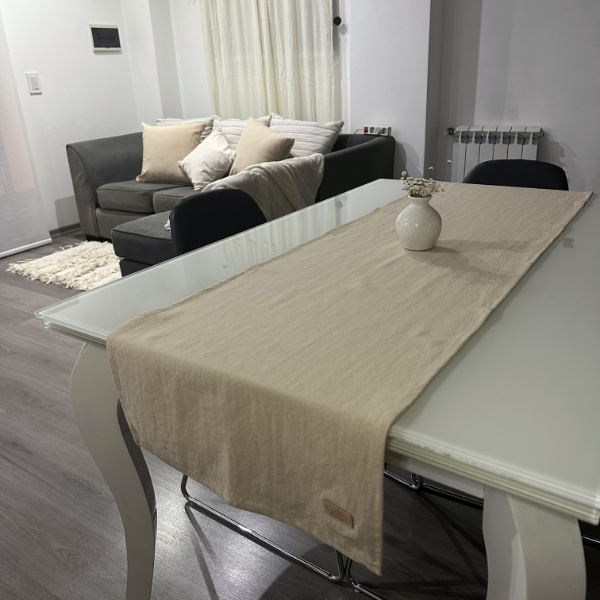 Producto - Camino Tusor liso arena - 0