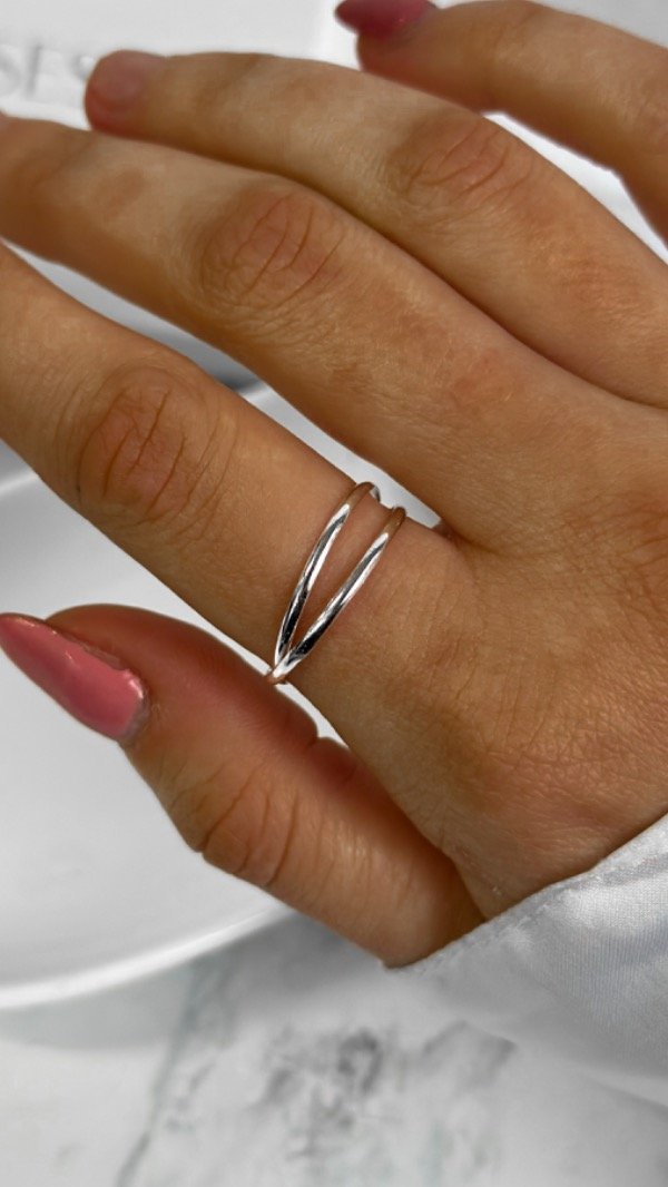 Producto - Anillo doble cinta clasic