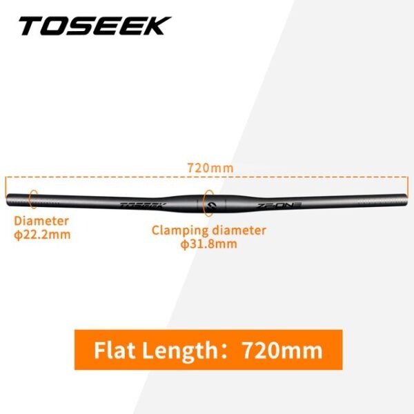 Producto - Manillar Toseek ZF-One Flat Fibra de Carbono MTB(7)
