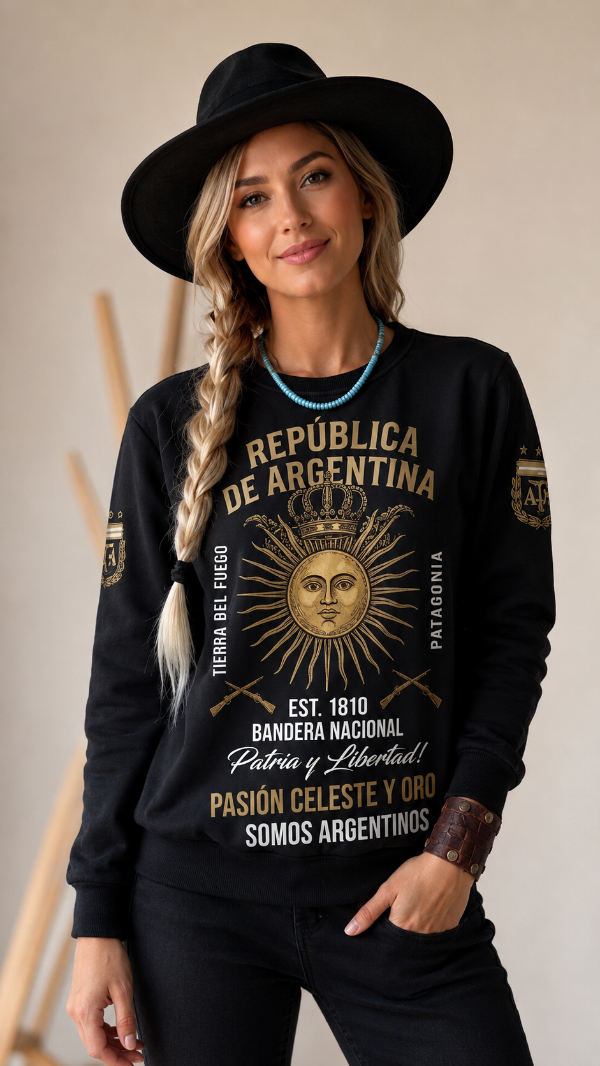 Producto - Buzo Arg Sol Negro