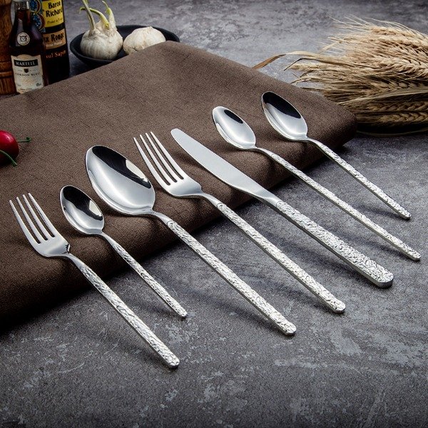Producto - SET X6 TENEDOR MANGO EN RELIEVE