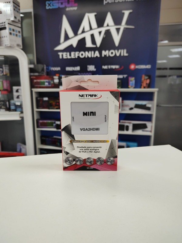 Producto - Conversor Vga + Audio A Hdmi Netmak NM-HD2