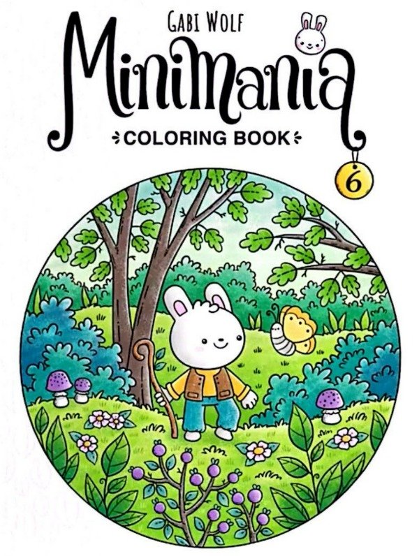 Producto - Gabi Wolf - Minimania 6 - Libro para Colorear