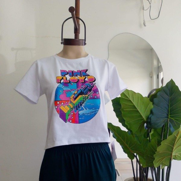 Producto - 518 - REMERA CORTA PINK FLOYD
