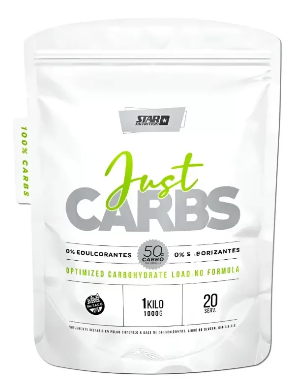 Producto - Just carbs - 1kg STAR NUTRITION sin sabor