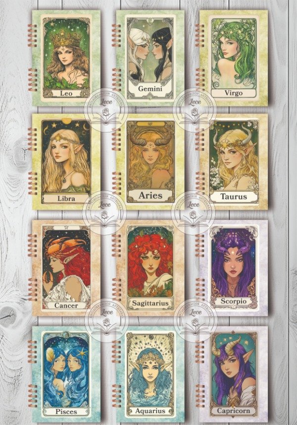 Producto - Kit imprimible Cartas del Zodíaco