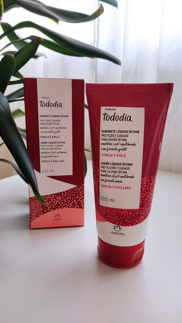 Producto - Tododia Jabón líquido intimo Cereza y avellanas