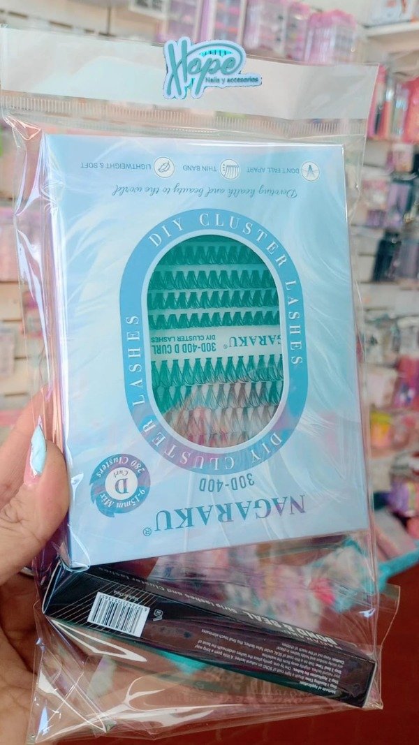 Producto - PESTAÑAS PUNTO POR PUNTO CON ADHESIVO NAGARAKU