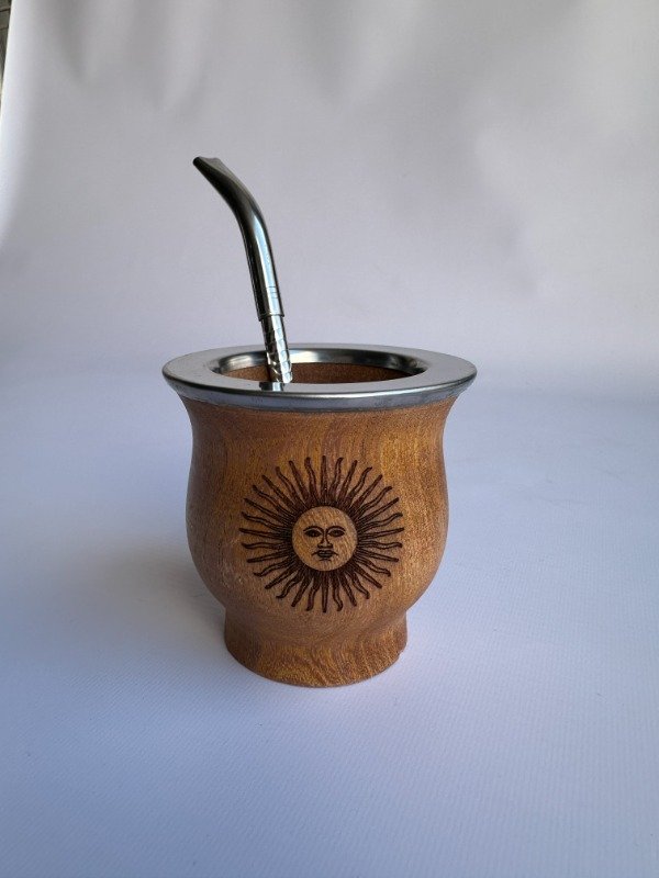 Producto - Mate camionero de algarrobo - Sol de Mayo - 0