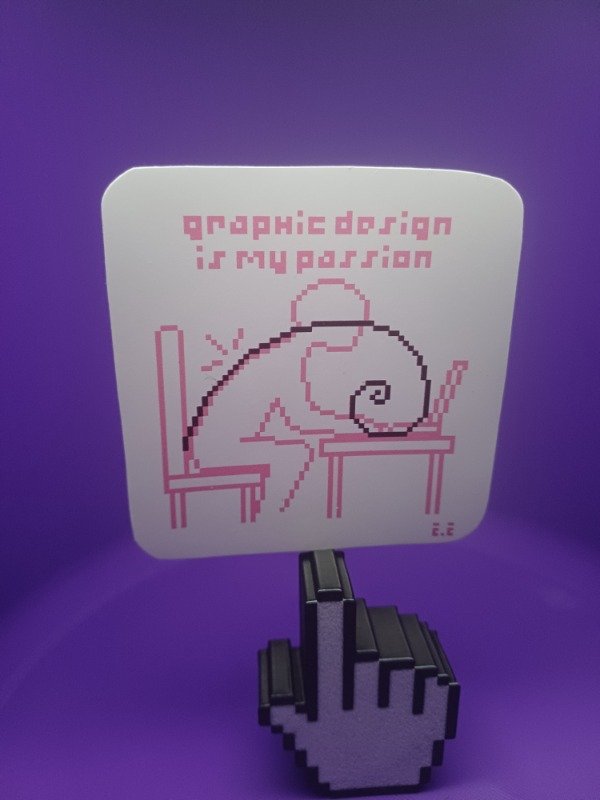 Producto - Sticker Graphic design is my passion