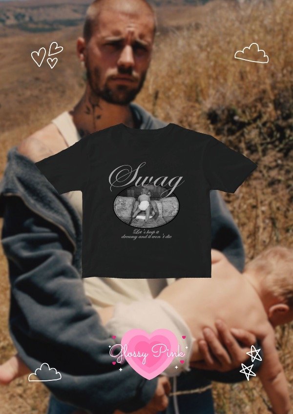 Producto - Baby Tee Swag collage - DTF