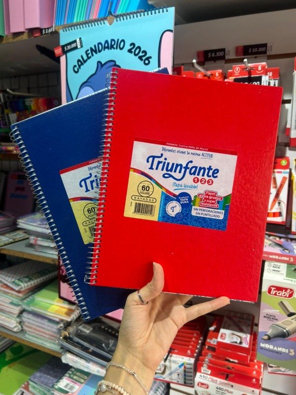 Producto - Cuaderno ABC espiraldo Triunfante Rayado 60hojas