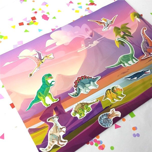 Producto - Mural para Armar Dinosaurios