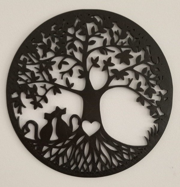 Producto - Árbol de la Vida con Felino I3D 21cm 7496