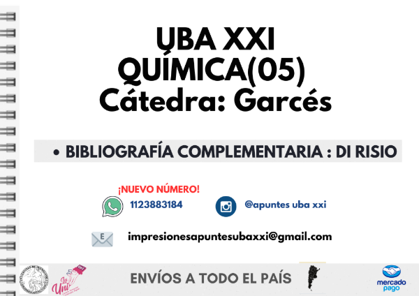 Producto - Química Básica Di Risio (Bibliografía complementaria)