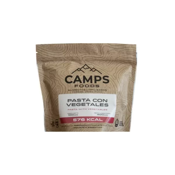 Producto - ALIMENTO PASTA CON VEGETALES SALTEADOS CAMPS FOODS