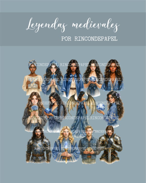 Producto - Leyendas medievales - Azul