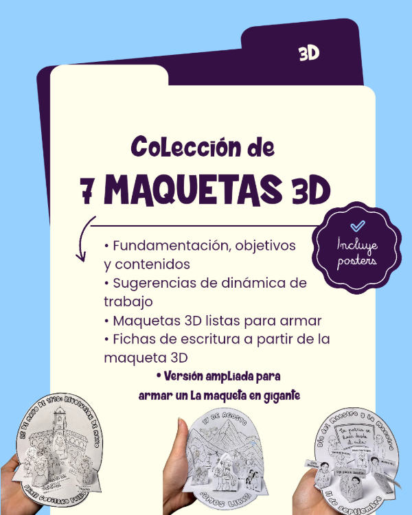 Producto - COLECCIÓN DE 7 MAQUETAS 3D