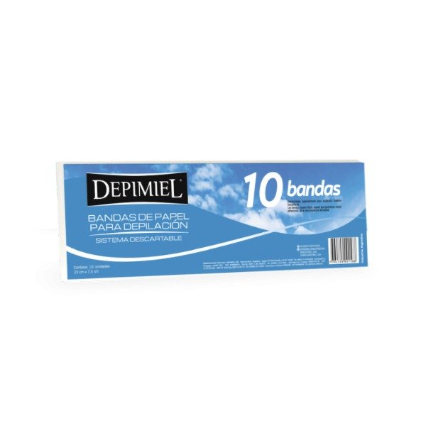 Producto - Bandas de papel para retirar cera - Depimiel