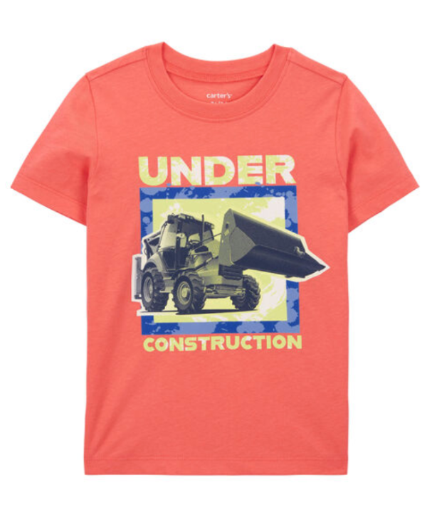 Producto - Remera para Niños Marca Carter's Under Construction