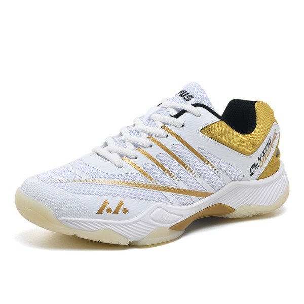 Producto - Zapatilla Deportiva Indoor Blanca/Dorada