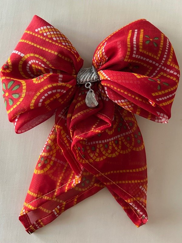 Producto - Moño Con hebilla Rojo