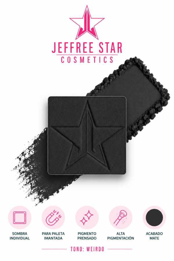Producto - Jeffree Star - Sombra Individual - Weirdo