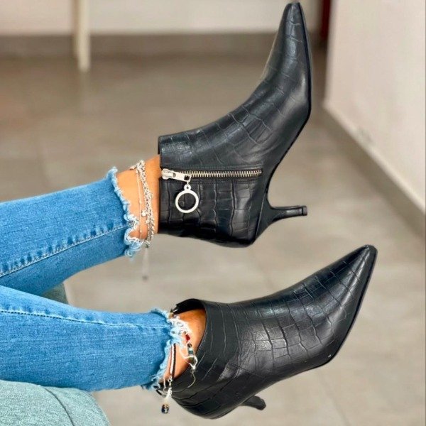 Producto - Bea croco negro