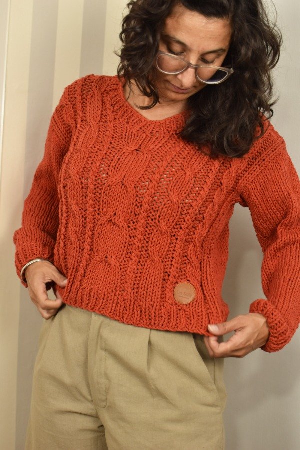 Producto - Sweater La Luna Llena - Lacre