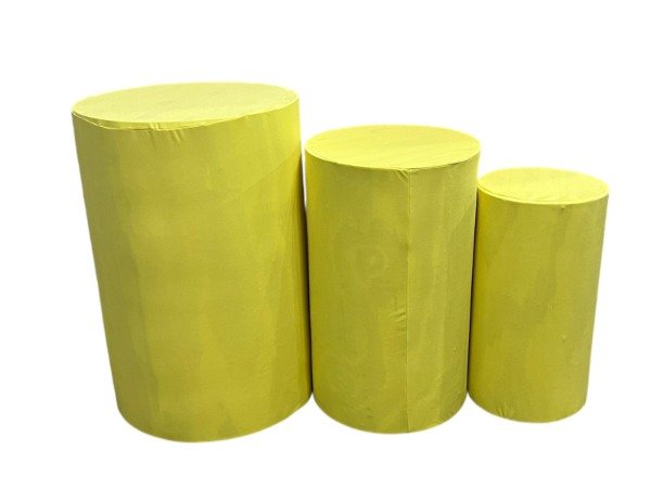 Producto - FUNDA PARA CILINDROS COLOR AMARILLO PASTEL