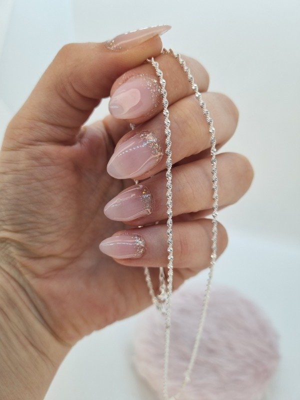 Producto - Cadena acero blanco lcl349 50cm