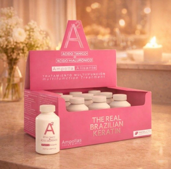 Producto - ampollas alisantes a2 brazilian keratin x 9 unidades