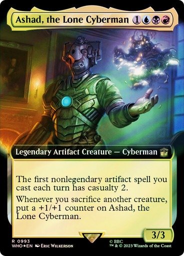 Producto - Ashad, the Lone Cyberman (Extended Art) (Surge Foil)